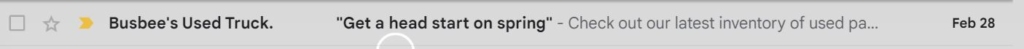email marketing examples