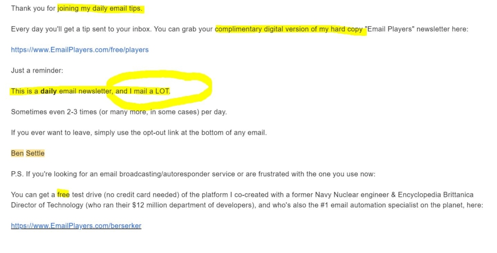 email format